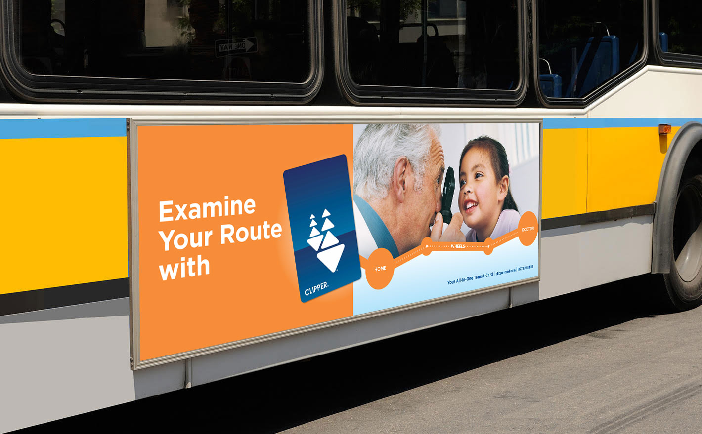 Clipper East Bay Campaign Bus Ad